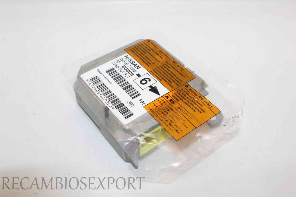 Centralita de airbag Nissan Primera 285567J602 28556 7J602 Bosch 0285001327 0 285 001 327 - foto 1
