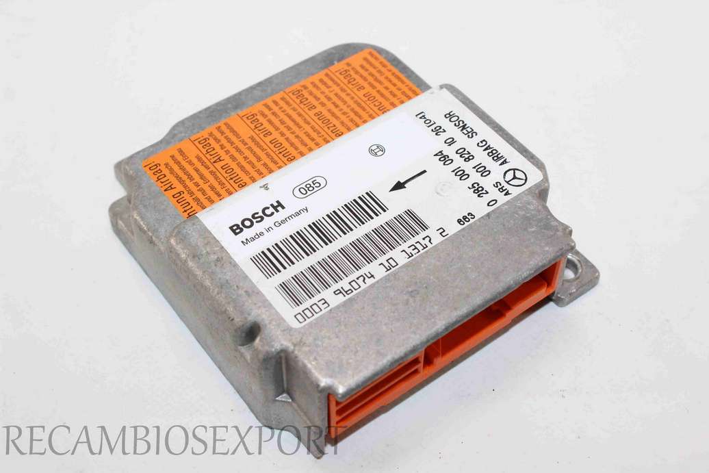 Centralita de airbag Mercedes W202 W210 0018201026 001 820 10 26 Bosch 0285001094 0 285 001 094 - foto 1