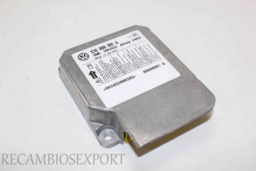 Centralita de airbag Skoda Fabia 1C0909601A 1C0 909 601 A SME 5WK43123 Index 09 - foto 1