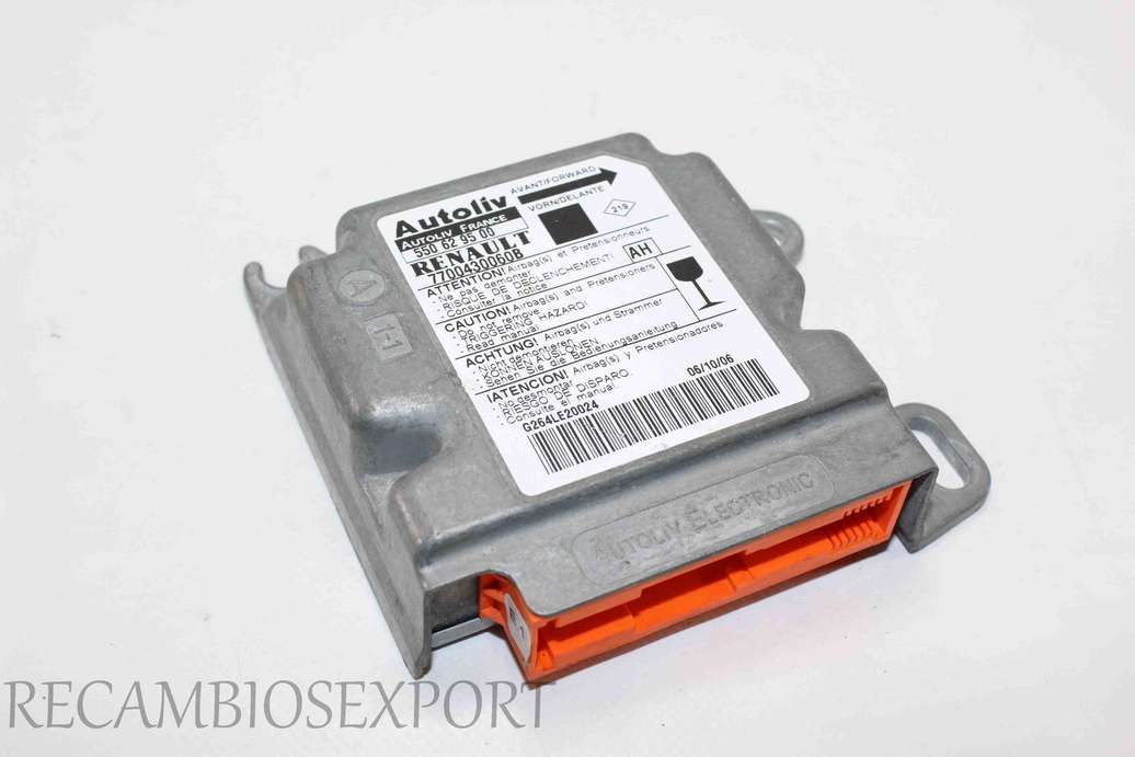 Centralita de airbag Renault Scenic 7700430060B Autoliv 550629500 550 62 95 00 AH - foto 1