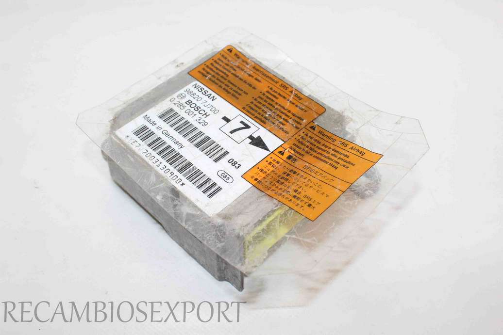 Centralita de airbag Nissan Primera 988207J700 98820-7J700 Bosch 0285001329 0 285 001 329 - foto 1