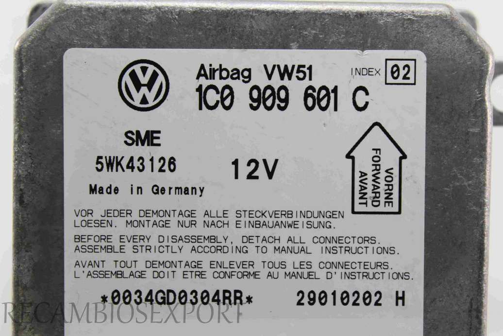 Centralita de airbag Skoda Fabia - foto 2