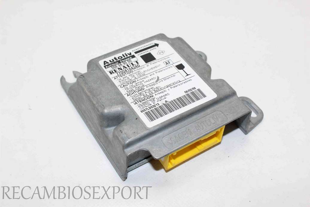 Centralita de airbag Renault Megane 7700418434D AF Autoliv 550569000 550 56 90 00 - foto 1