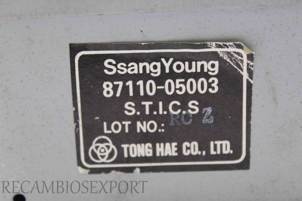 Centralita de airbag SsangYong Musso 8711005003 87110 05003 - foto 2