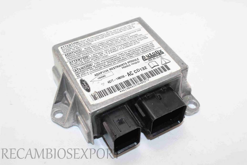 Centralita de airbag Ford Mondeo 4S7T14B056AC 4S7T-14B056-AC CD132 603951000 603 95 10 00 - foto 1