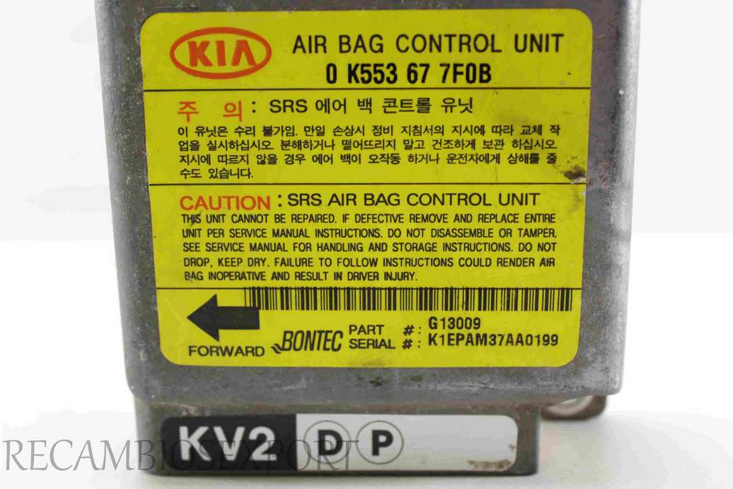 Centralita de airbag Kia Carnival 0K553677F0B 0 K553 67 7F0B - foto 2