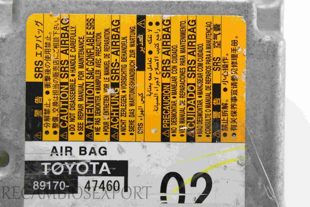Centralita de airbag Toyota Prius 8917047460 89170-47460 - foto 2