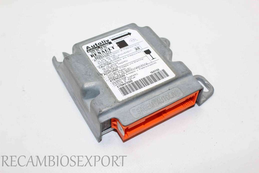 Centralita de airbag Renault Megane Scenic 8200111672 AB Autoliv 055803800 055 80 38 00 - foto 1