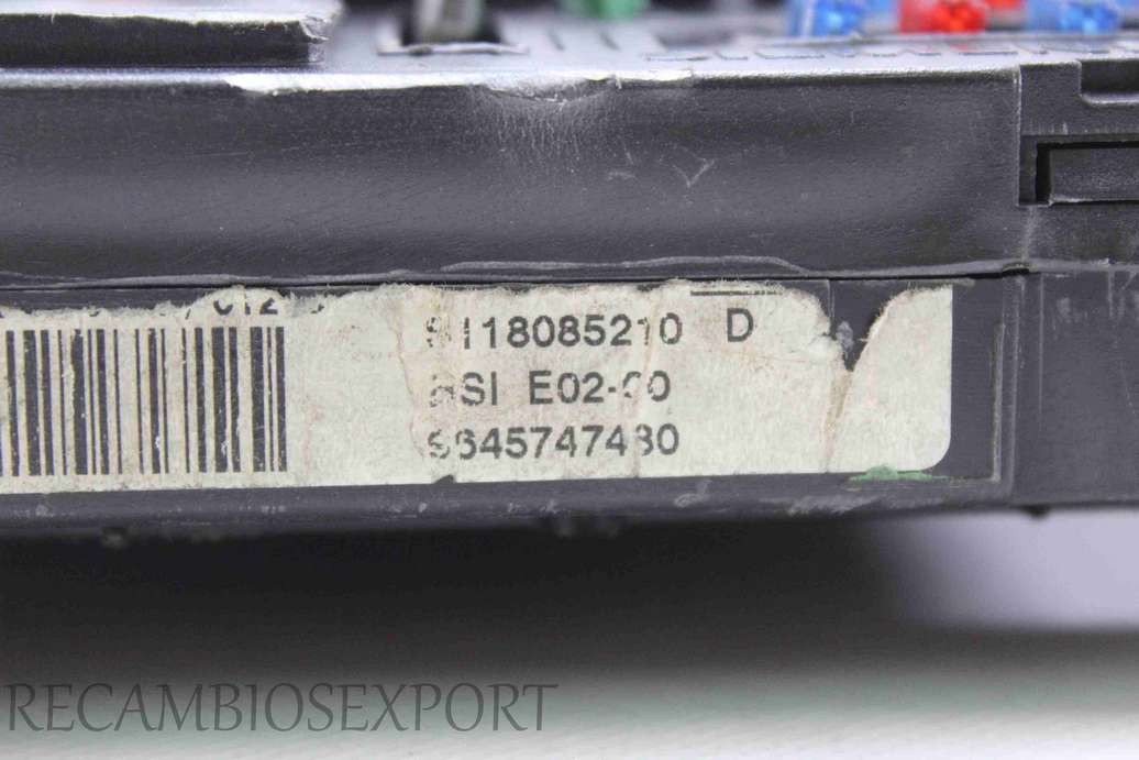 Caja de fusibles Citroen Xsara Picasso Berlingo Peugeot 206 Partner 9645747480 Siemens S118085210D S118085210 D BSI E02-00 - foto 2