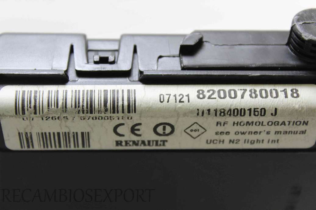Caja de fusibles Renault Scenic Megane 8200780018 Siemens U118400150J U118400150 J - foto 2