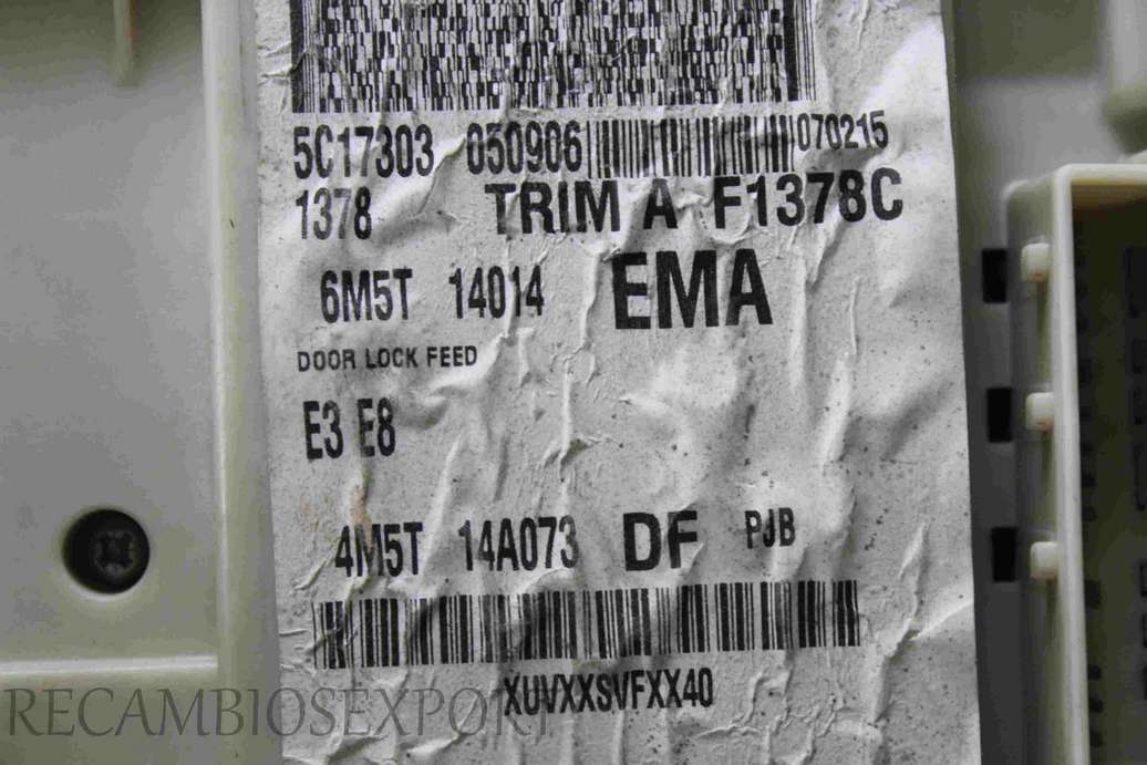 Caja de fusibles Ford Focus C-Max 4M5T14A073DF 4M5T-14A073-DF 519100507 4M5T14A073DF 4M5T 14A073 DF 97RA000001 97RA-00 0001 - foto 3