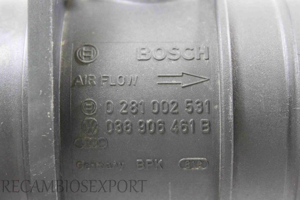 Caudalimetro VW Seat Skoda 038906461B 038 906 461 B Bosch 0281002531 0 281 002 531 - foto 2
