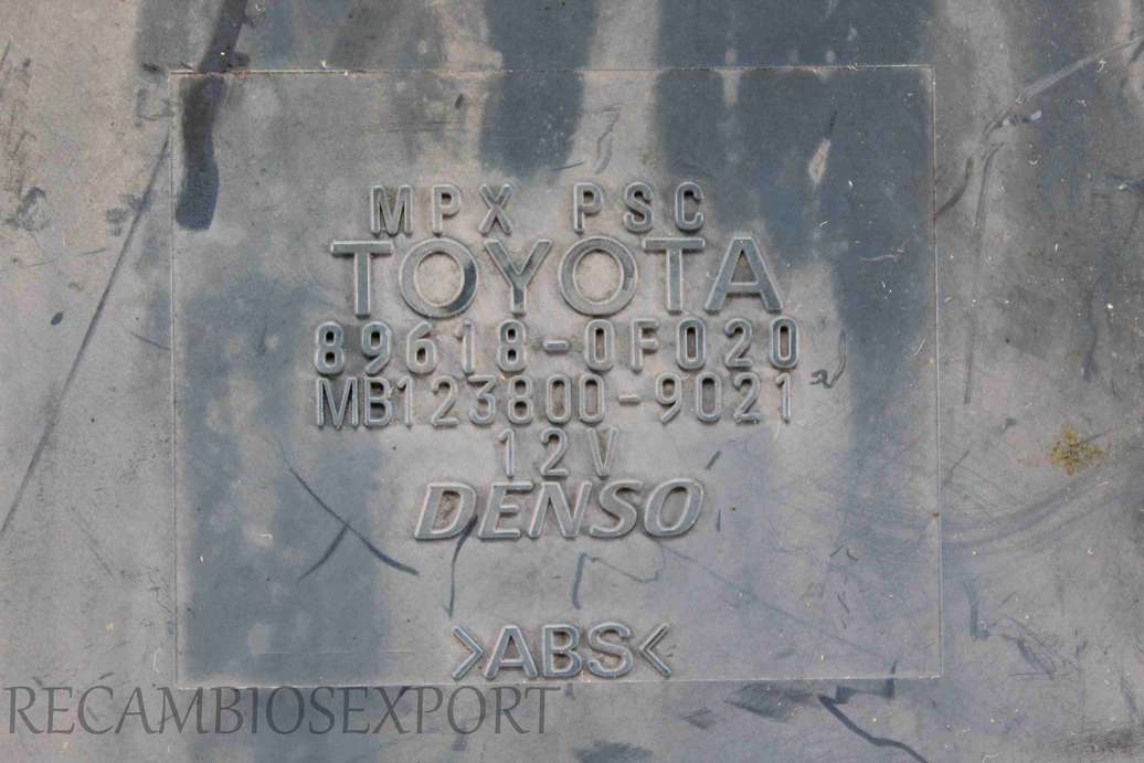 Modulo de ignición Toyota Corolla Verso 896180F020 89618-0F020 Denso MB1238009021 MB123800-9021 - foto 2