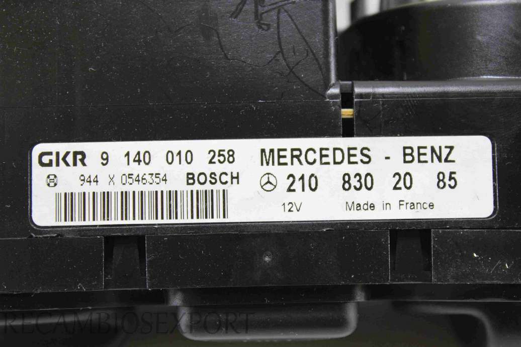 Panel de clima Mercedes W210 2108302085 210 830 20 85 GKR 9140010258 9 140 010 258 Bosch - foto 2