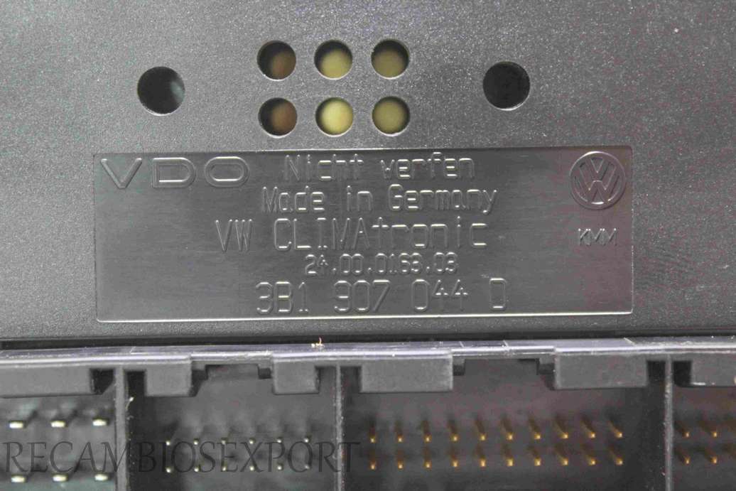 Panel de clima Volkswagen Polo Passat 3B1907044D 3B1 907 044 D 2400016303 24.00.0163.03 - foto 2