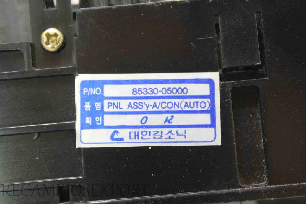 Panel de clima SsangYong Musso 8533005000 85330-05000 - foto 3