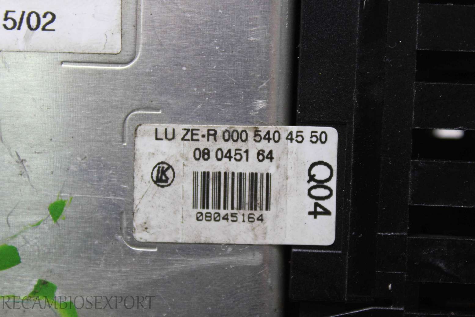 Caja de fusibles Mercedes W215 W220 A0315451732 A 031 545 17 32 0005404550 000 540 45 50 05045124 05 0451 24 08045164 08 0451 64 Q04 - foto 2