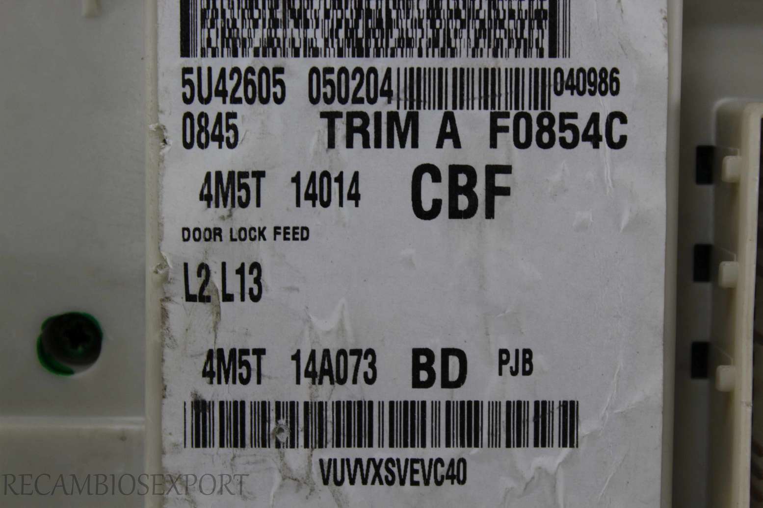 Caja de fusibles Ford Focus 4M5T14A073BD 4M5T-14A073-BD 4M5T14014CBF 4M5T 14014 CBF 519098305 - foto 3