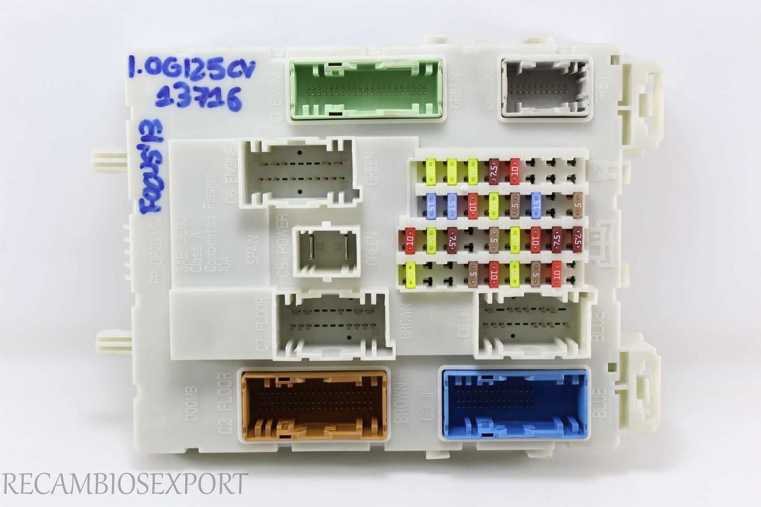 Caja de fusibles Ford Focus DV6T14A073DK DV6T 14A073 DK EM5T14014GKA EM5T 14014 GKA 9610001522 517603F15 - foto 1