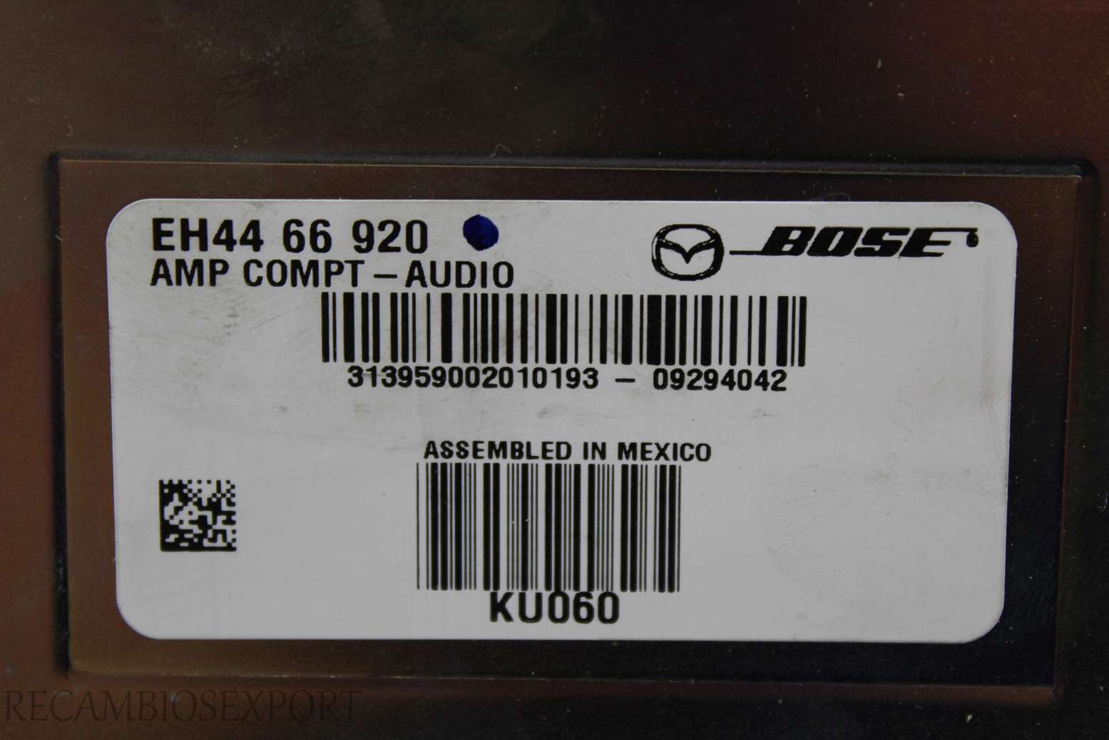 Modulo amplificador Mazda CX-7 EH44 66 920 KU060 Bose Eh4466920 - foto 2