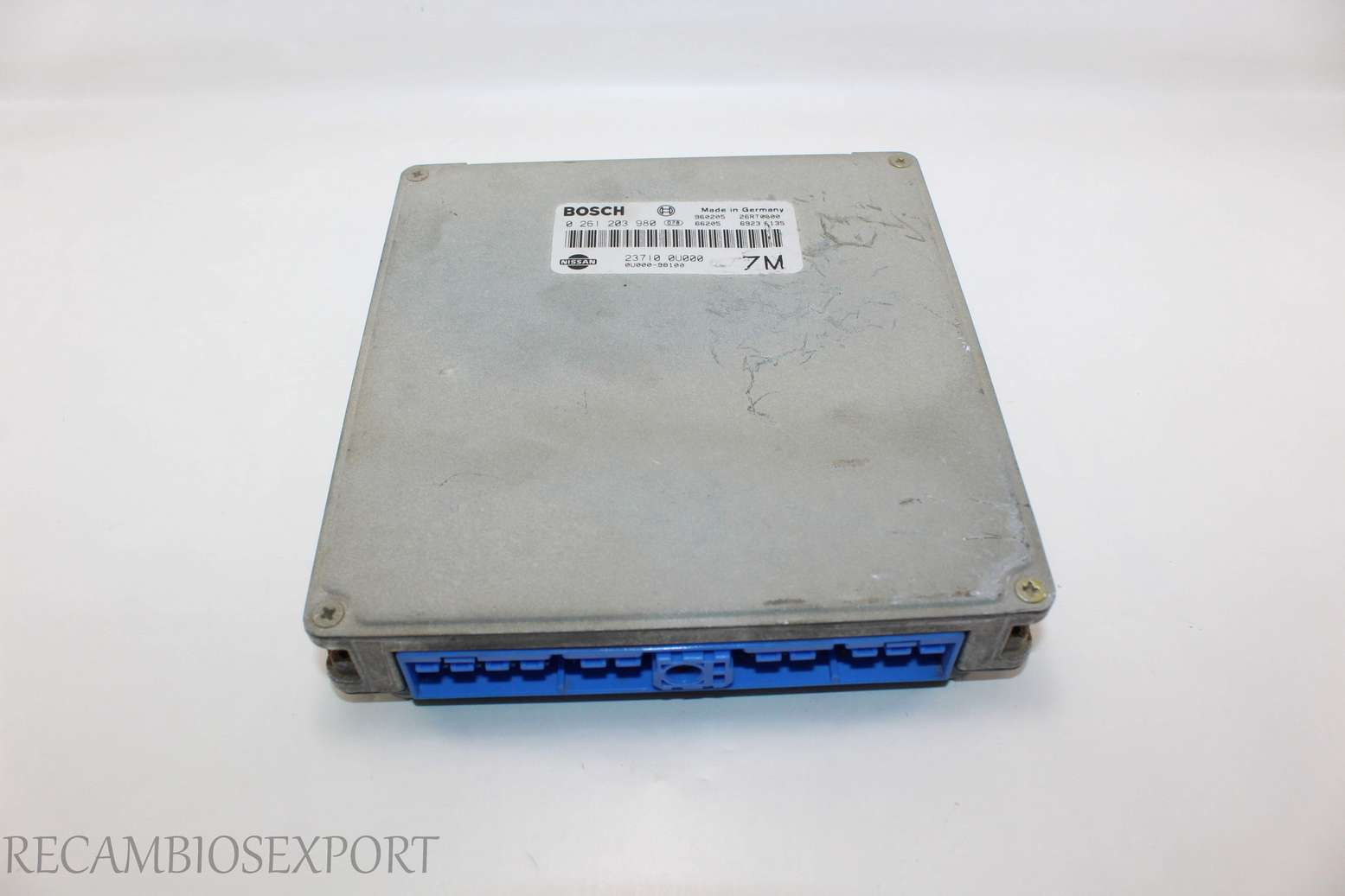 Centralita del motor Nissan Micra 237100U000 23710 0U000 0U00098100 0U000-98100 Bosch 0261203980 0 261 203 980 - foto 1