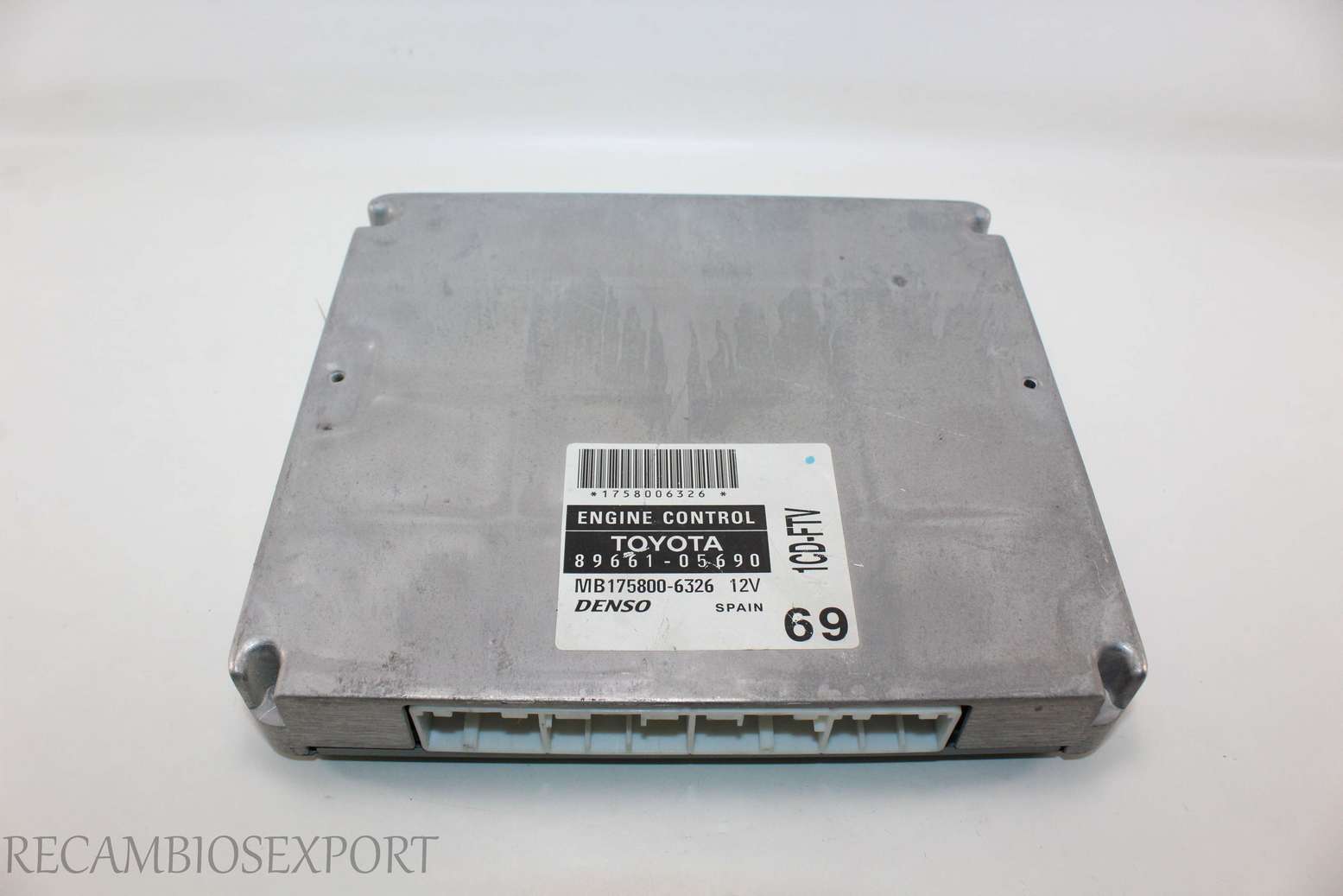 Centralita del motor Toyota Avensis 8966105690 89661-05690 MB1758006326 MB175800-6326 Denso - foto 1