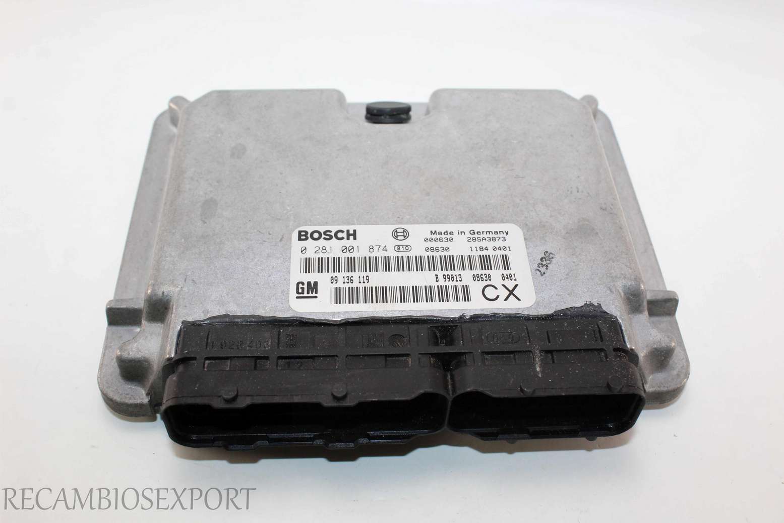 Centralita del motor Opel Astra Vectra 09136119CX 09136119 09 136 119 Bosch 0281001874 0 281 001 874 - foto 1