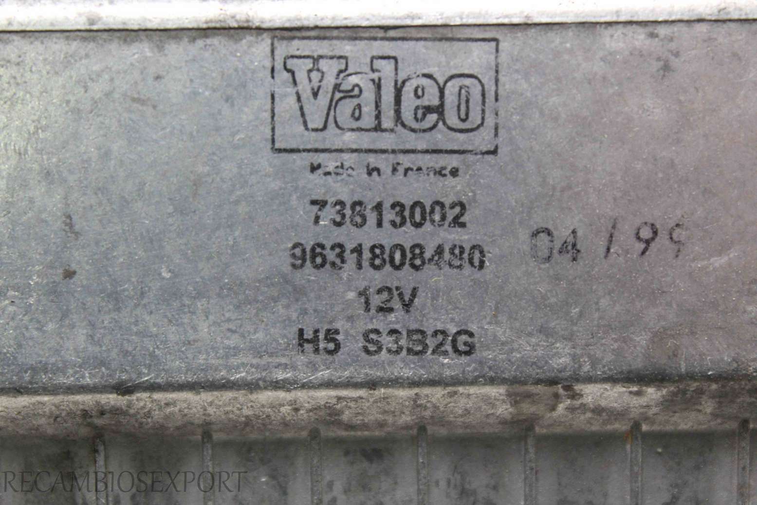 Centralita del motor Citroen Xantia 9631808480 Valeo 73813002 - foto 2