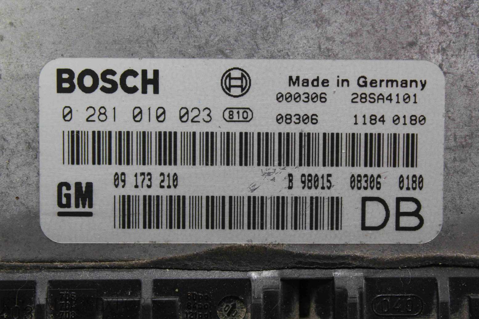 Centralita del motor Opel Frontera 09173210 09 173 210 09173210DB Bosch 0281010023 0 281 010 023 - foto 2