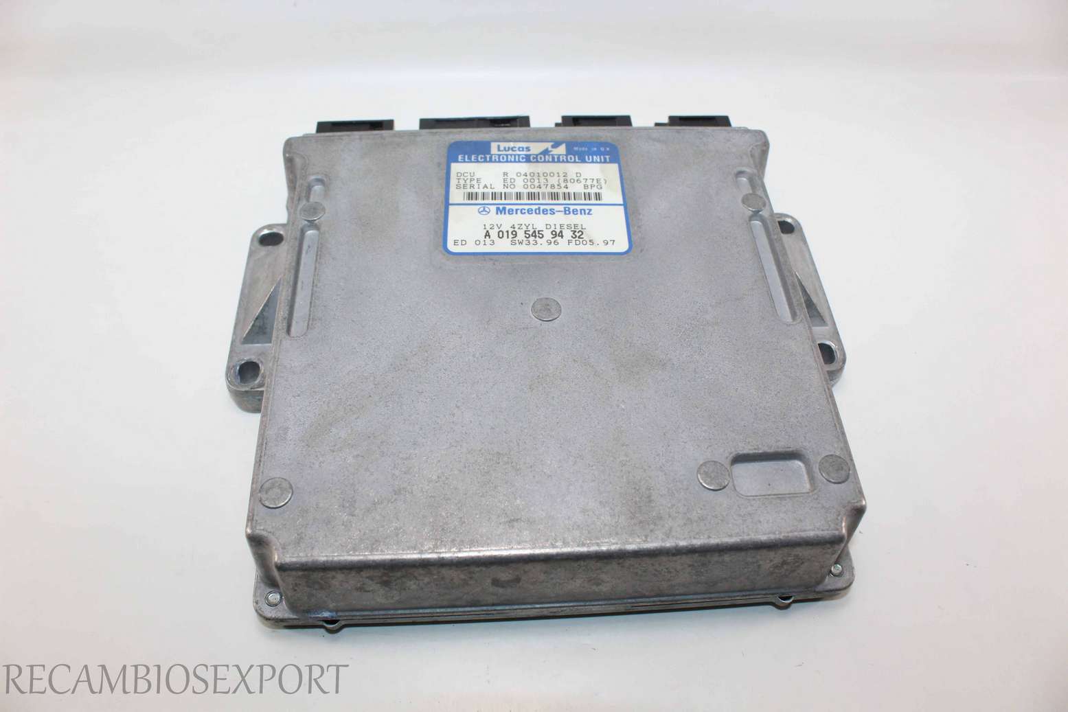 Centralita del motor Mercedes W202 W210 A0195459432 A 019 545 94 32 R04010012D R 04010012 D - foto 1