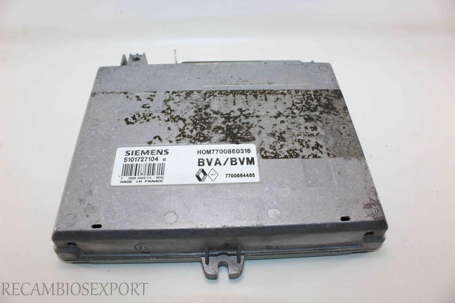Centralita del motor Renault Laguna 7700864485 HOM7700860316 Siemens S101727104B S101727104 B - foto 1