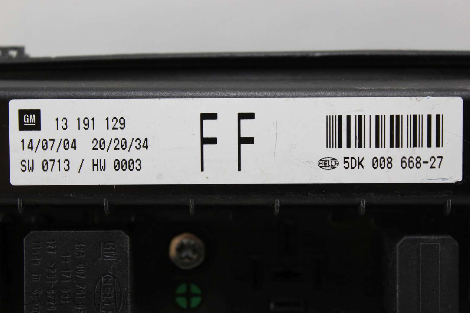 Caja de fusibles Opel Astra 13191129 13191129FF 13 191 129 FF 5DK00866827 5DK 008 668-27 - foto 3