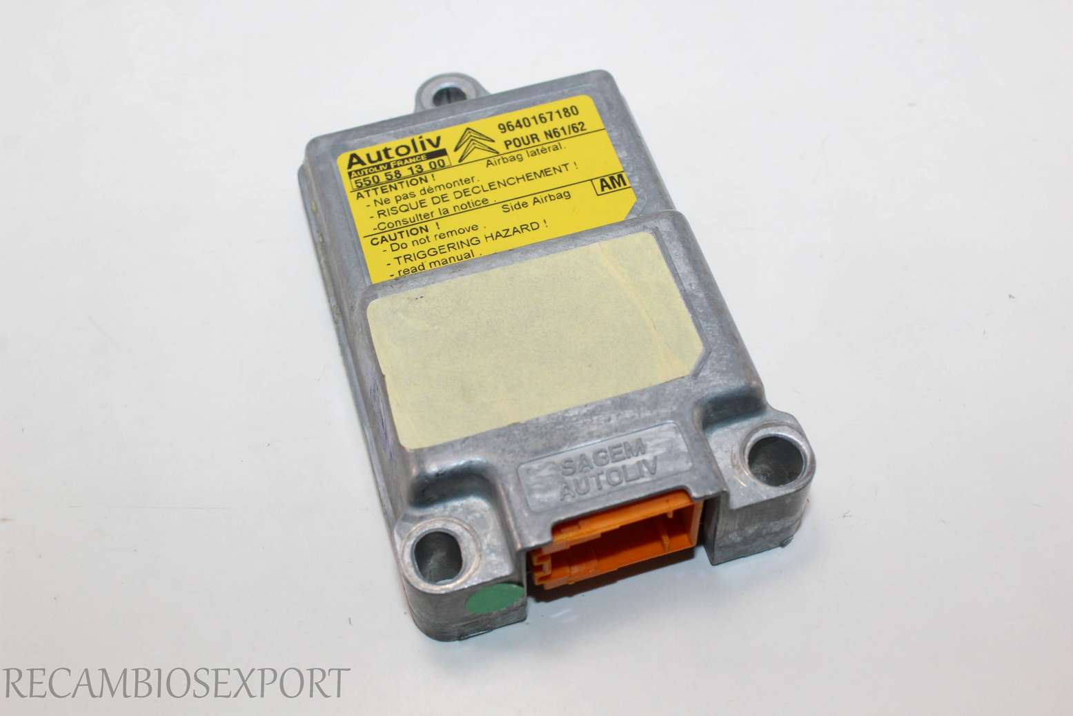 Centralita de airbag Citroen Xsara 9640167180 AM Autoliv 550581300 550 58 13 00 - foto 1