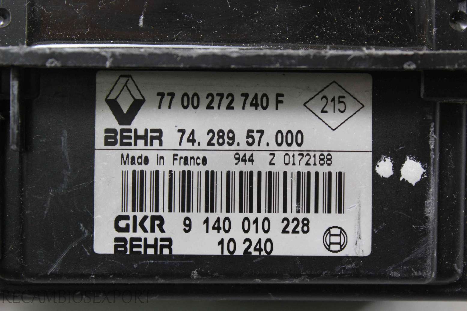 Resistencia de Calefacción Renault Clio - foto 2