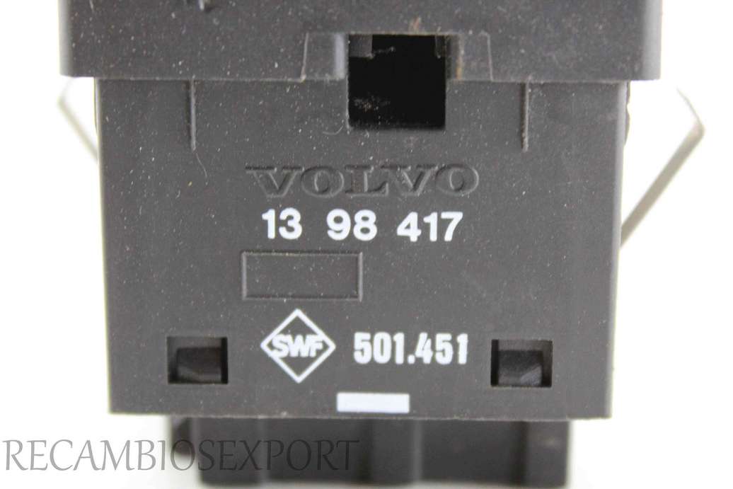 Interruptor de luz Volvo 850 1398417 13 98 417 SWF 501.451 501451 - foto 2