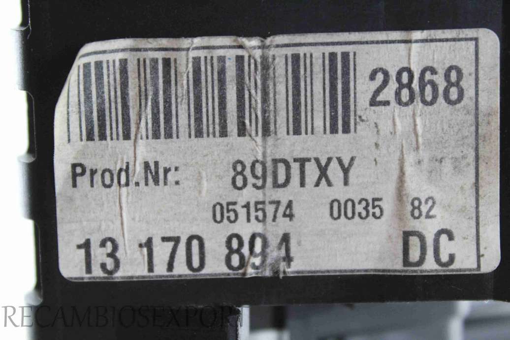 Caja de fusibles Opel Vectra 13170894 13 170 894 DC 13170894DC 89DTXY - foto 2