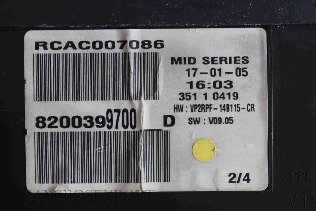 Cuadro de instrumentos Renault Megane 8200399700D 8200399700-D - foto 2