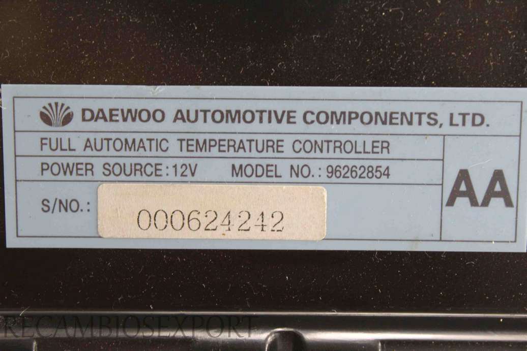 Panel de clima Daewoo Tacuma 96262854 - foto 2