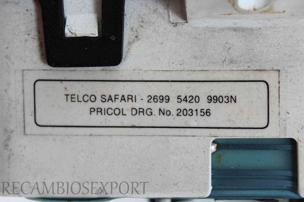 Cuadro de instrumentos Tata Safari 269954209903N 2699 5420 9903N 26995420 203156 - foto 2