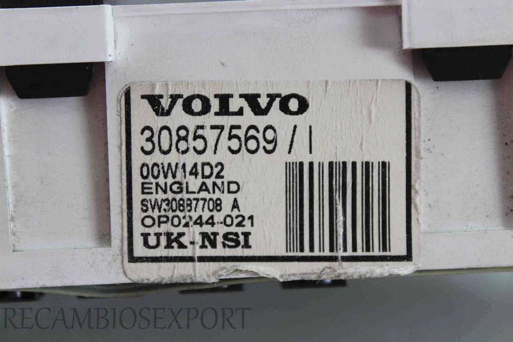 Cuadro de instrumentos Volvo V40 30857569/I 30857569I OP0244021 OP0244-021 - foto 2