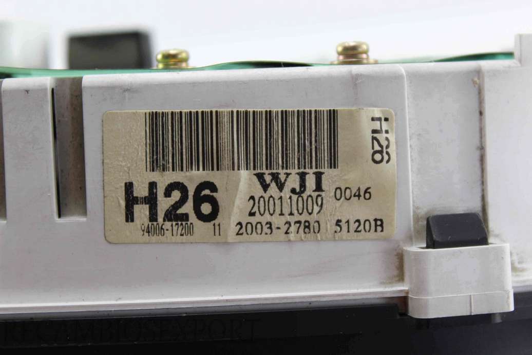 Cuadro de instrumentos Hyundai Matrix 9400617200 94006-17200 940061720011 20032780 2003-2780 200327805120B - foto 2