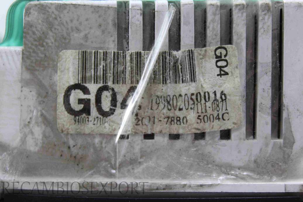 Cuadro de instrumentos Hyundai Coupe 9400327100 94003-27100 20017880 2001-7880 200178805004C 91110871 9111-0871 - foto 2
