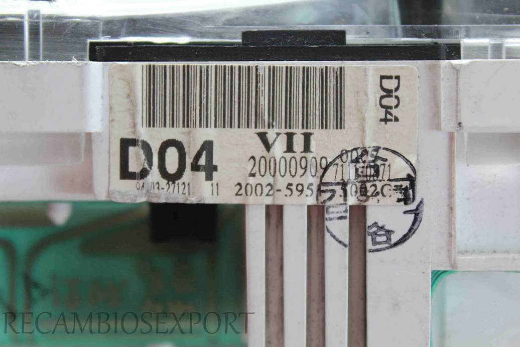 Cuadro de instrumentos Hyundai Coupe 9400327121 94003-27121 940032712111 20025851 2002-5851 - foto 2