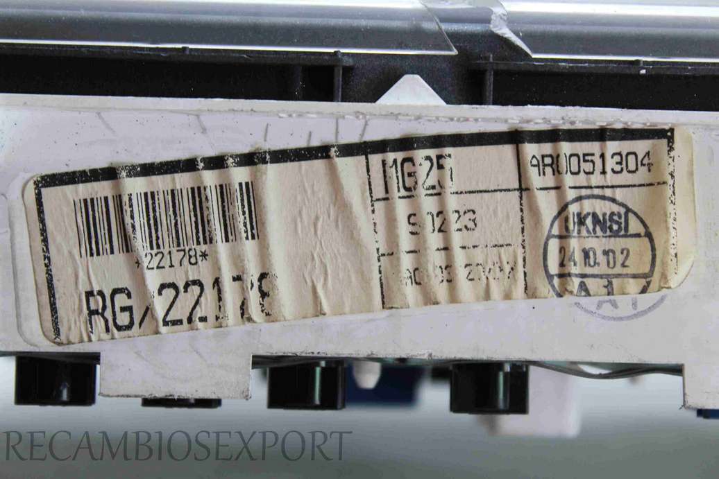 Cuadro de instrumentos Rover MG 25 YAC003420XXX AR0051304 RG/22178 - foto 2