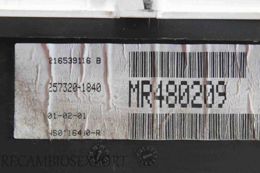 Cuadro de instrumentos Mitsubishi Space Star MR480209 - foto 2