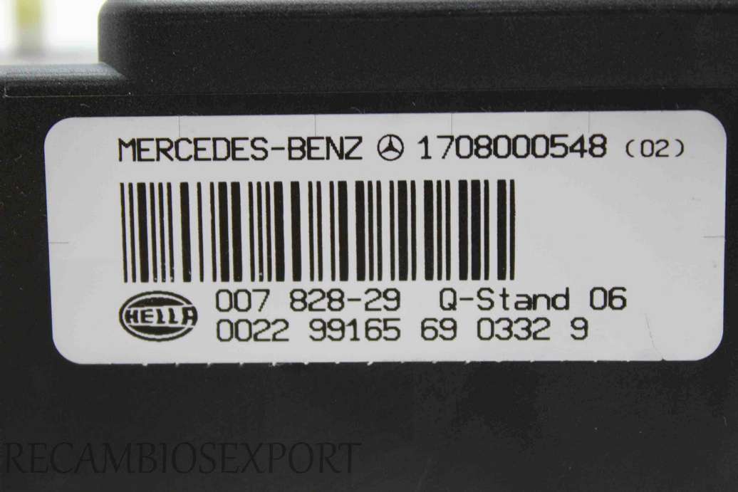 Bomba cierre centralizado Mercedes W170 1708000548 Hella 00782829 007 828-29 - foto 2