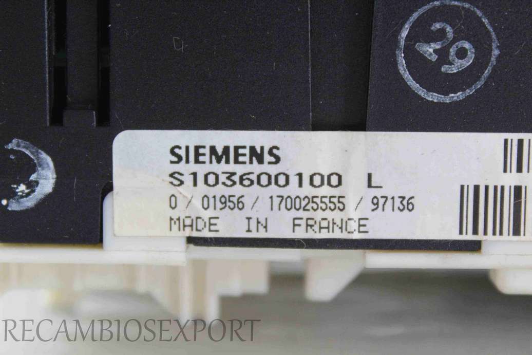 Caja de fusibles Renault Megane Siemens S103600100L S103600100 L - foto 2