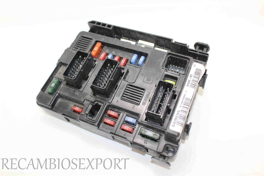 Caja de fusibles Peugeot 206 965061858000 9650618580-00 Siemens U118470002J U118470002 J BSM-B2 - foto 1