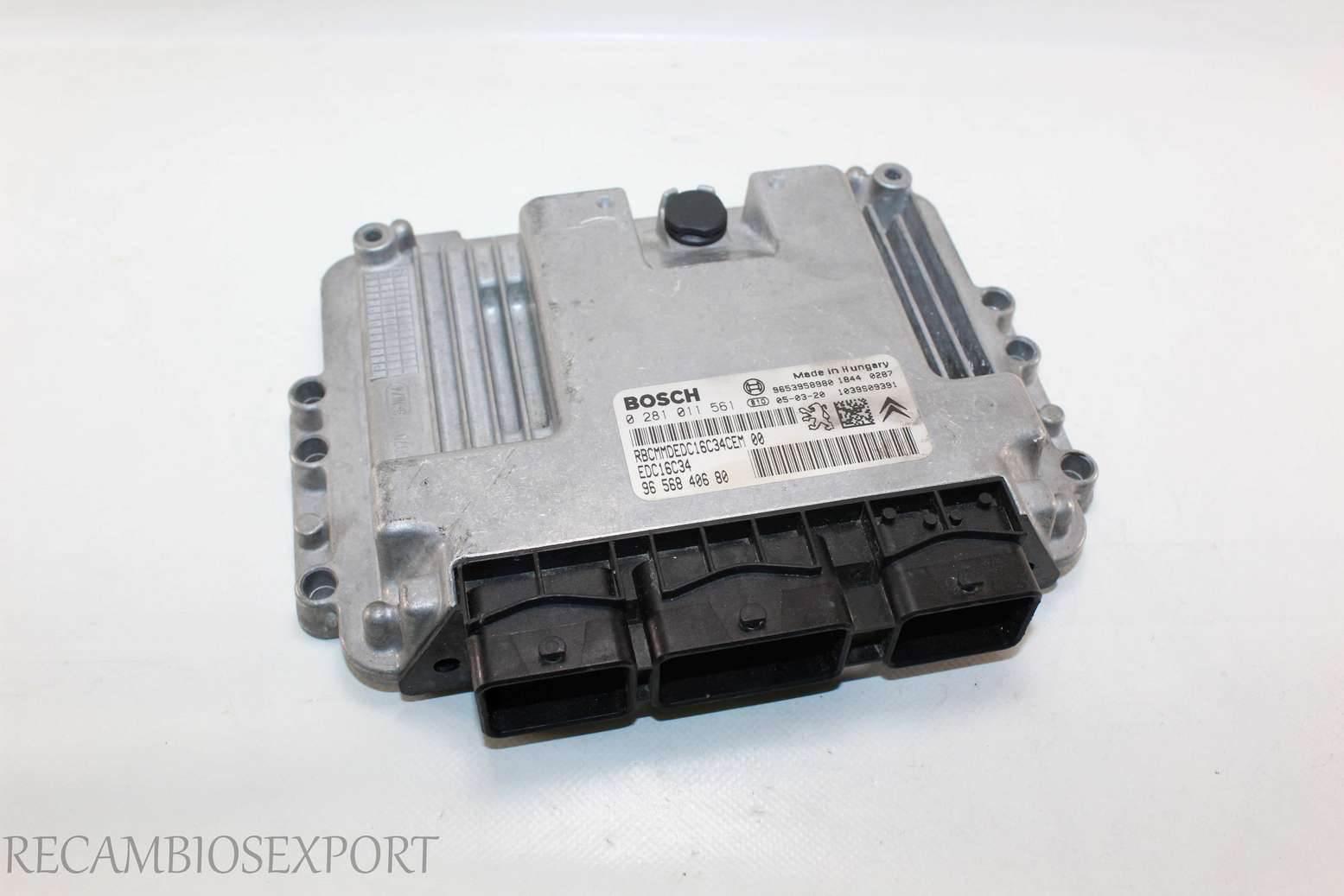 Centralita del motor Citroen C5 9656840680 96 568 406 80 EDC16C34 0281011561 0 281 011 561 - foto 1