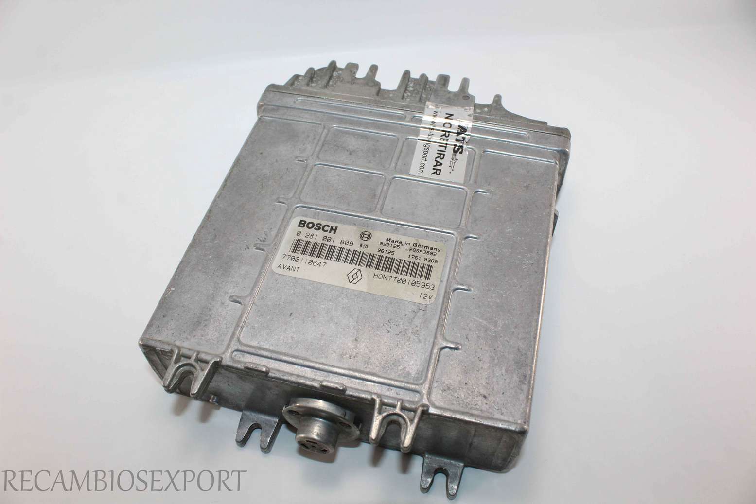 Centralita del motor Renault Scenic Avant Megane 7700110647 HOM7700105953 BOSCH 0281001809 0 281 001 809 - foto 1